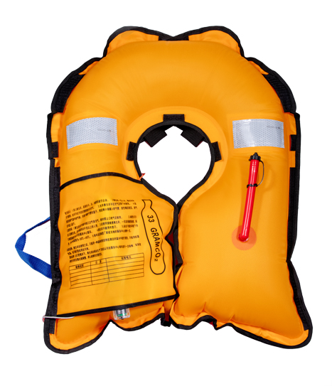 Self-inflating life jacket